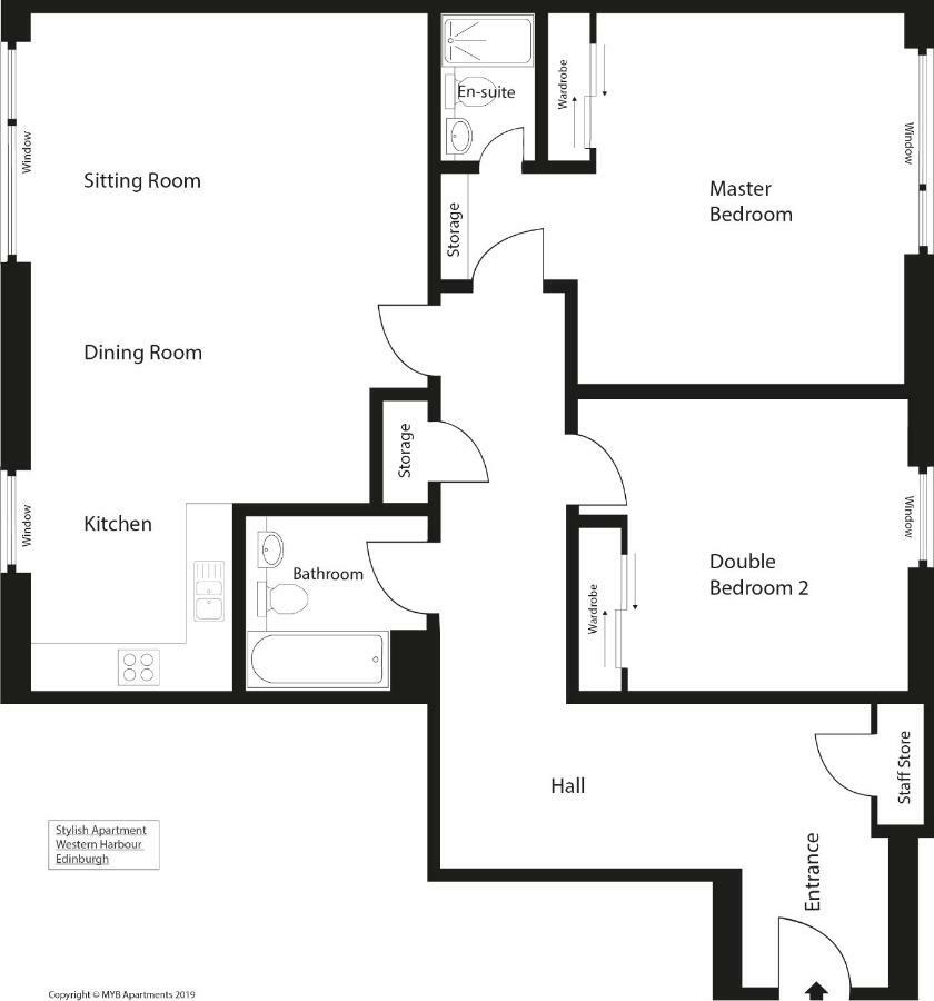 Stylish Apartment EDI Exterior foto